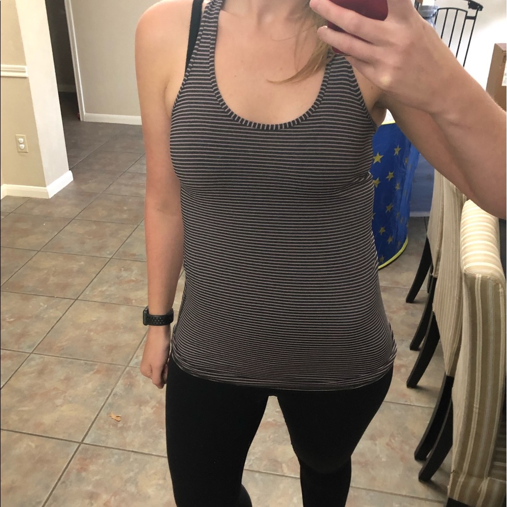 Lululemon Cool Striped Racerback - Picture 3 of 4